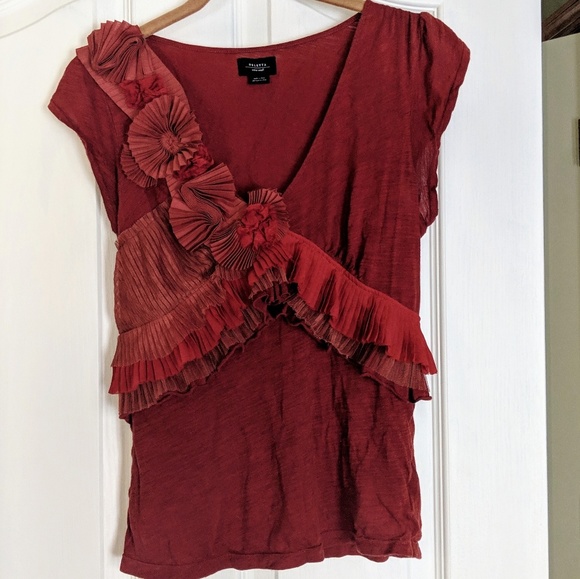Anthropologie Tops - Anthropology♥️ Deletta 100% Cotton Top